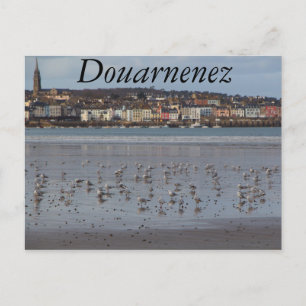 Het strand van Douarnenez Briefkaart