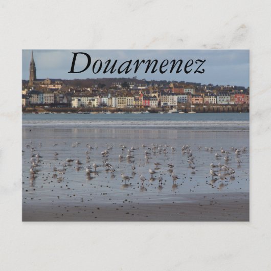 Het strand van Douarnenez Briefkaart (Voorkant)
