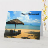 Het strand van Dream Big Kaart (Gele Bloem)