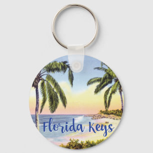 Het strand van Florida Keys Sleutelhanger