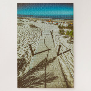 Het strand van Fonte da Telha aan de Costa da Capa Legpuzzel