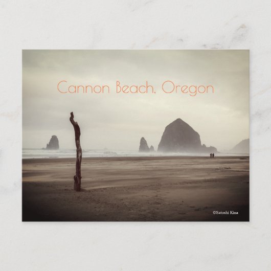 Het Strand van het kanon, Oregon Briefkaart (Voorkant)