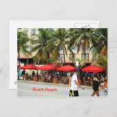 Het Strand van het zuiden Briefkaart (Voorkant / Achterkant)