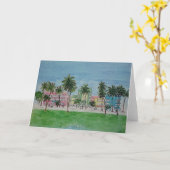 Het Strand van het zuiden Kaart (Gele Bloem)