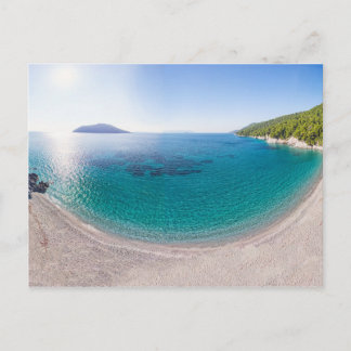 Het strand van Kastani op het eiland Skopelos, Gri Briefkaart