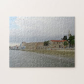 Het strand van Larnaca Finikoudes Legpuzzel (Horizontaal)
