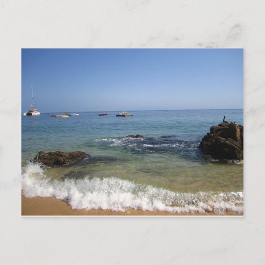 Het strand van Las Caletas in Puerto Vallarta (Mex Briefkaart (Voorkant)