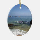 Het strand van Las Caletas in Puerto Vallarta (Mex Keramisch Ornament (Rechts)