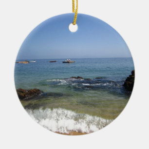 Het strand van Las Caletas in Puerto Vallarta (Mex Keramisch Ornament