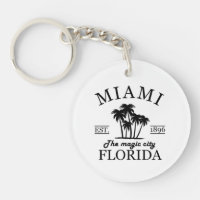Het strand van Miami City in Florida