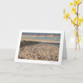 Het Strand van Miami, FloridaGreetings FromMiami, Kaart (Gele Bloem)