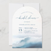 Het strand van Modern Ocean Vrijgezellenfeest Kaart (Voorkant)