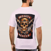 "Het strand van Monta" T-shirt (Achterkant)