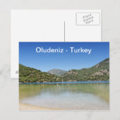 Het strand van Oludeniz in Turkije Briefkaart (Voorkant / Achterkant)
