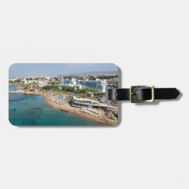 Het strand van Paphos SODAP en het hotel Amavi Bagagelabel