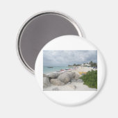 Het strand van Port Lucaya, Freeport Magneet (Voorkant / Achterkant)