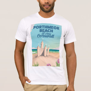 Het Strand van Porthmeor, St Ives, Cornwall het T-shirt