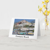 Het Strand van Positano Kaart (Gele Bloem)