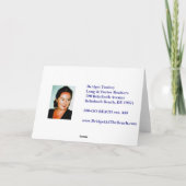 Het Strand van Rehoboth, DE Holiday Card Feestdagen Kaart (Achterkant)