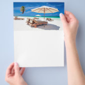 Het strand van Resort Flyer (Hand)