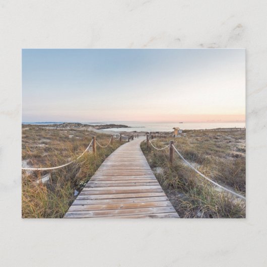 Het Strand van S Pujols in Dawn Briefkaart (Voorkant)