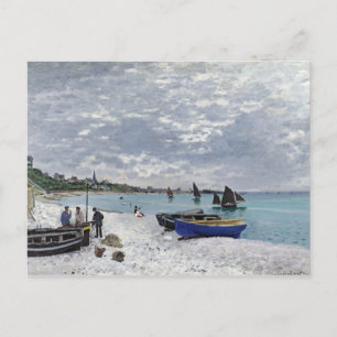 Het strand van Sainte-Adresse - Claude Monet Briefkaart