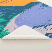Het strand van Samoa Ofu Sherpa Deken (3/4)