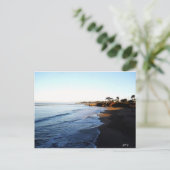 Het strand van Santa Cruz Briefkaart (Staand voorkant)