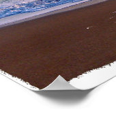 Het strand van Saturated Florida op zonsopgang Poster (Hoek)