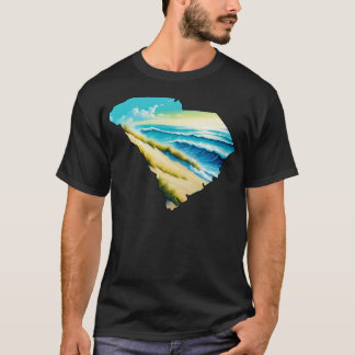 Het strand van South Carolina T-shirt