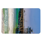 Het strand van Zuid-Californië en pier in San Clem Magneet (Horizontaal)
