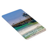 Het strand van Zuid-Californië en pier in San Clem Magneet (Rechterzijde)