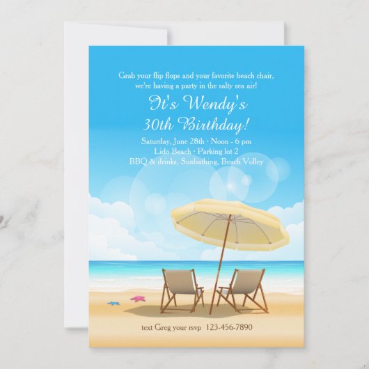 Het strand wacht op uitnodiging (Voorkant)