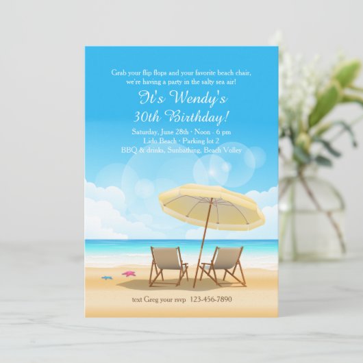 Het strand wacht op uitnodiging (Staand voorkant)