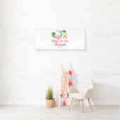 het strandleven is beter op het strand spandoek (Insitu)