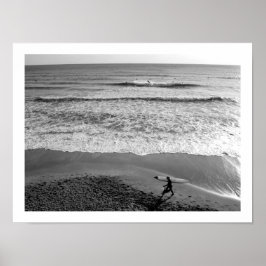 Het strandleven - Sagami Bay, Japan  Poster