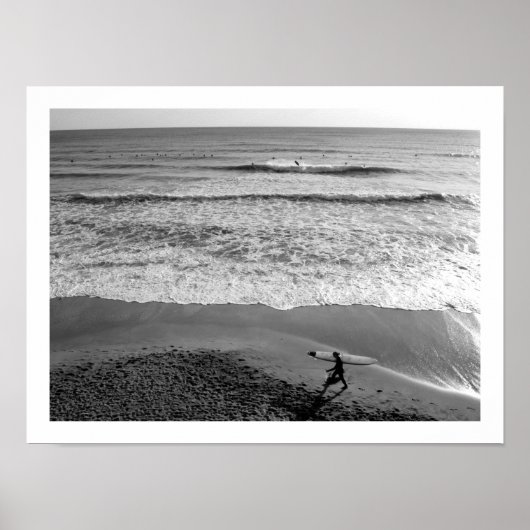 Het strandleven - Sagami Bay, Japan Poster (Voorkant)