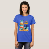 Het strandleven  t-shirt (Voorkant volledig)