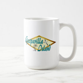 Het strandontwerp van Gasparilla Island Florida Koffiemok