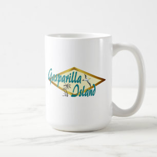 Het strandontwerp van Gasparilla Island Florida Koffiemok