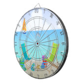 Het strandwagentje opnieuw instellen dartbord (Voorkant Rechts)