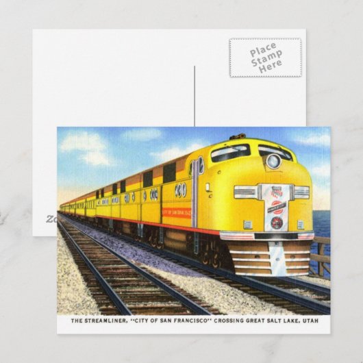 Het Streamliner  Briefkaart (Voorkant / Achterkant)