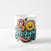 Het streven naar geluk: vreugde vinden in het dage koffiemok (Center)