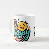 Het streven naar geluk: vreugde vinden in het dage koffiemok (Voorkant links)