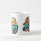 Het streven naar geluk: vreugde vinden in het dage koffiemok (Center)