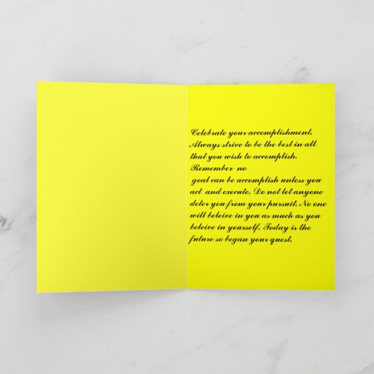 het streven voor excellance kaart (Binnen)