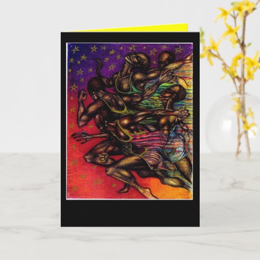 het streven voor excellance kaart (Gele Bloem)