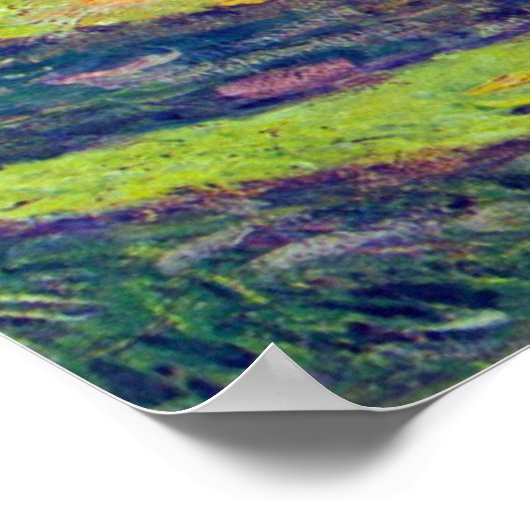 Het stro huurt Alfred Sisley Poster (Hoek)