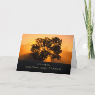 Het stromen het Licht van Kerstmis Feestdagen Kaart