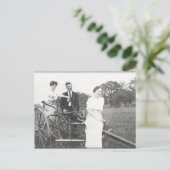 Het stromen in een Dress Briefkaart (Staand voorkant)